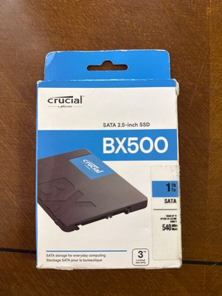 SSD Crucial BX500 1TB SATA 2.5 Caja Abierta