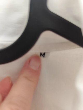 Camisa blanca chica manga corta Talla M