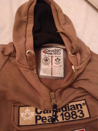 Sudadera Canadian Peak Marrón Talla L
