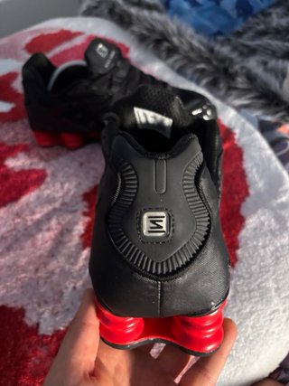 Nike Shox Ride Negro y Rojo Talla 46