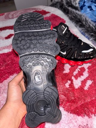 Nike Shox Ride Negro y Rojo Talla 46