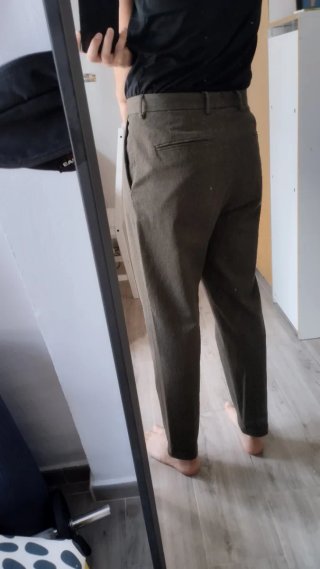 Pantalón Zara de traje con pinza