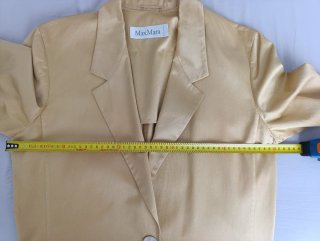 Giacca Max Mara Giallo Ocra Taglia 46