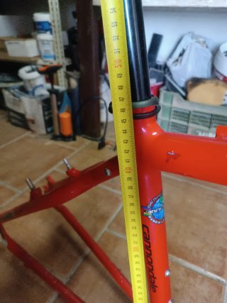Cuadro Cannondale F600 Rojo