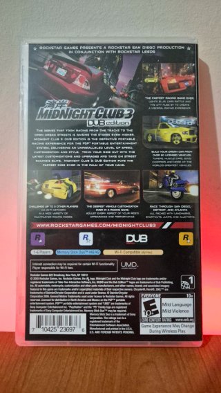 Midnight Club 3 DUB Edition PSP