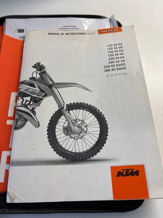KTM SX 250 Motocross Azul/Naranja