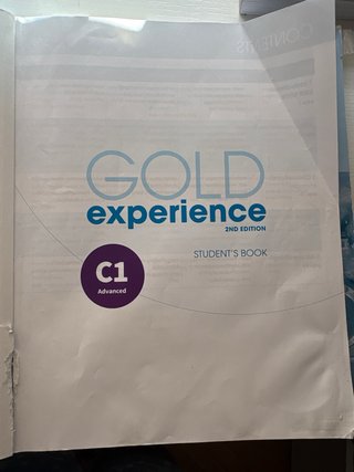 GOLD EXPERIENCE 2ED C1 STUDENT'S BOOK & WORKBOOK
