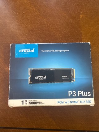 Crucial P3 Plus SSD 1TB NVMe PCIe 4.0