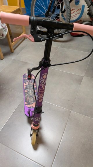 Patinete Oxelo MID5 Morado Niños Ajustable