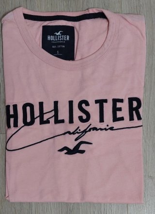 Camiseta Hollister S, varios colores.