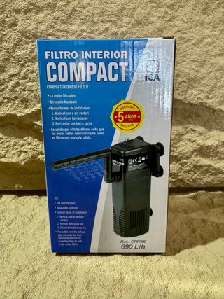 Filtro interno 690 L/h LIQUIDACIÓN/ NUEVO