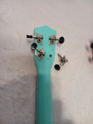2 Ukeleles (Rosa y Azul) con Fundas (Los dos 13€)