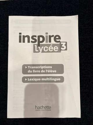LIBRO FRANCÉS. 1o BACH. INSPIRE LYCÉE 3