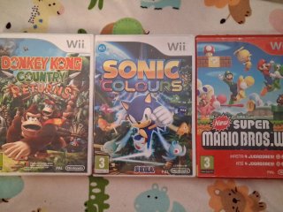 Lote 8 Juegos Wii: Mario Kart, Sonic, Mickey