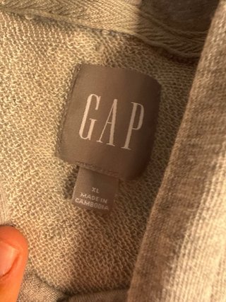 Sudadera Gap Gris 100% Algodón