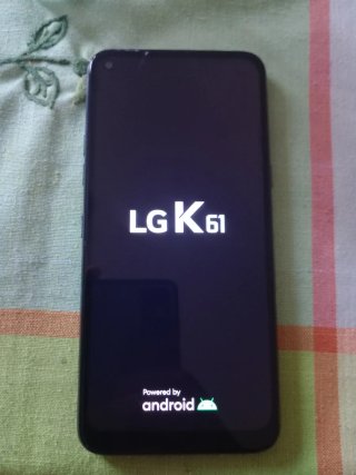 LG K61 128GB Negro/Gris