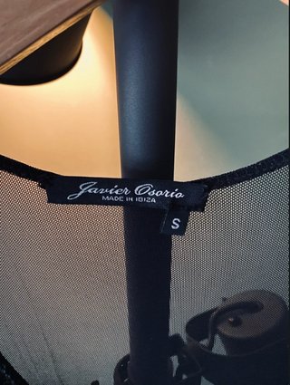 Vestido flecos Javier Osorio Ibiza Talla S
