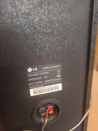 Altavoces 5.1 LG Negros