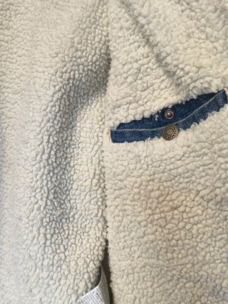 Cazadora vaquera Pull&Bear con borrego Talla S