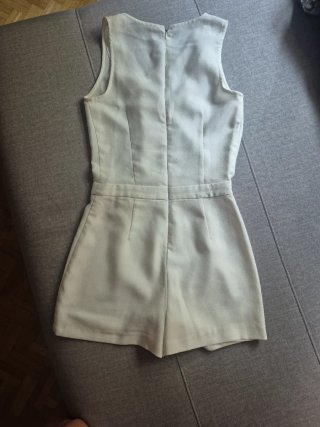 Vestido pantalón blanco Stradivarius T.XS