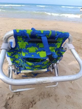 Silla Playa Infantil Azul y Verde