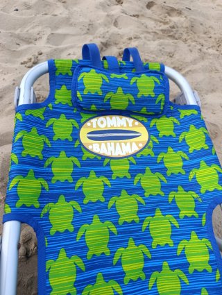 Silla Playa Infantil Azul y Verde