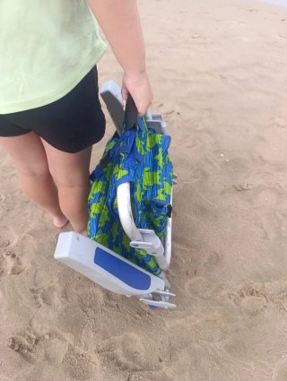 Silla Playa Infantil Azul y Verde