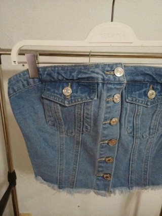 Top vaquero corto Talla XS