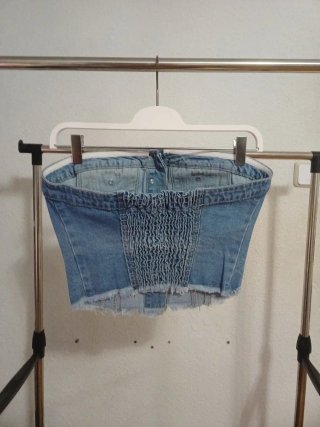 Top vaquero corto Talla XS