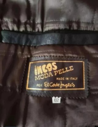 Chaqueta de cuero Forester Negra