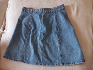 Falda vaquera cintura alta Pull&Bear Talla M 36/38