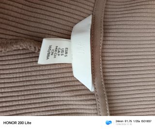 Vestido marrón de punto