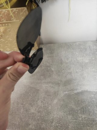 Gafas de sol clip-on negras
