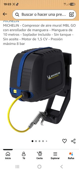 Compresor de aire Michelin MBL GO