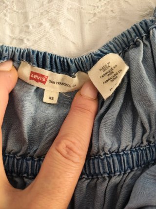 Vestido Levi's azul mujer