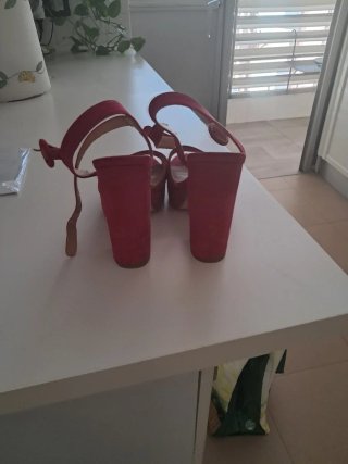 Sandalias Fórmula Joven fucsia Tacon