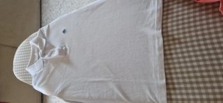 Polo blanco manga corta Talla XS
