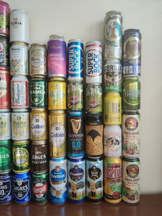 Lattighe di birra vuote - Collezione variata