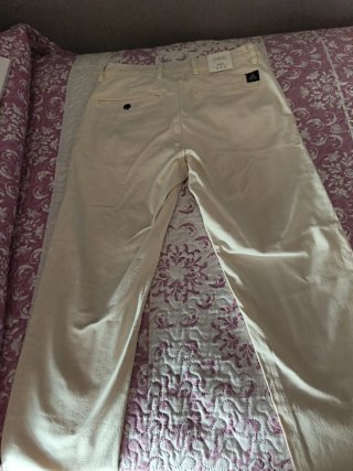 Pantalón Zara pinza beige talla 38