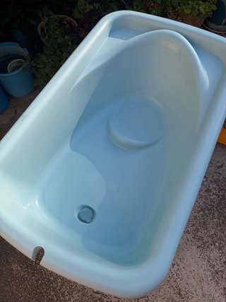 Bañera de bebé con soporte
