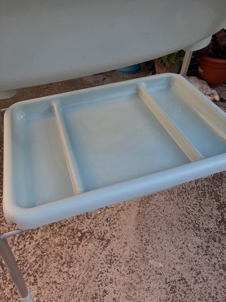 Bañera de bebé con soporte