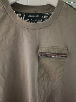 Camiseta Desigual Mujer XS Encaje