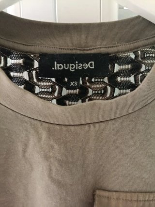 Camiseta Desigual Mujer XS Encaje