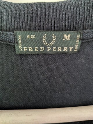Polo Fred Perry Negro Talla M