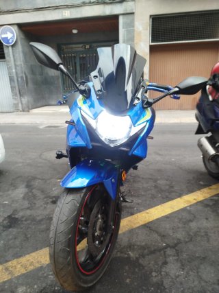 Suzuki GSX-R 250 Azul y Blanca