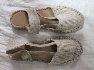 Alpargatas niña beige talla 37