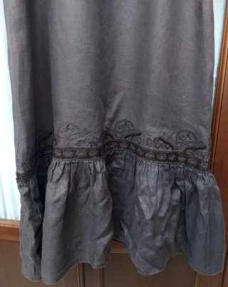 Vestido largo Sfera Marrón, Talla 42