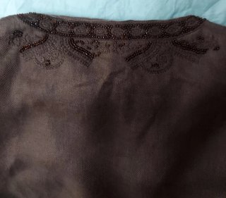 Vestido largo Sfera Marrón, Talla 42