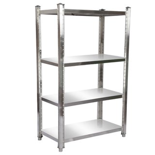 Wiltec | Scaffale acciaio inossidabile 120x50x155cm