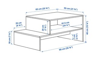Mesita auxiliar HOLMERUD IKEA